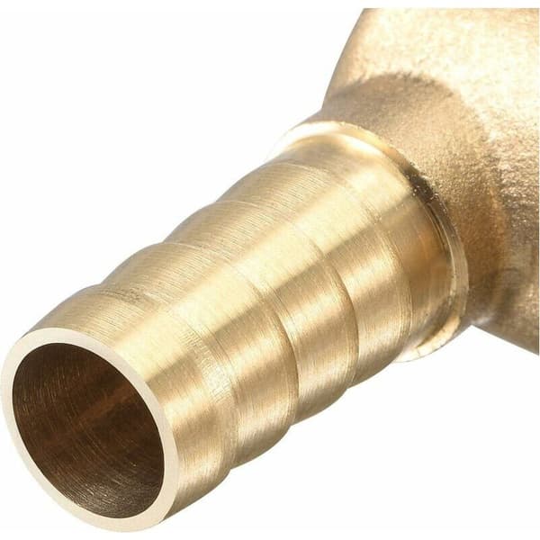 – Bruseforbindelsesalbue – Messing modhagefitting G1/2 hun – Diameter 10mm – 360° drejelig installation – Pakke med 2