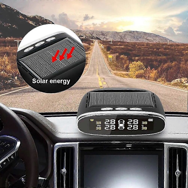 Auton TPMS-anturit Rengaspaineen valvontajärjestelmä Langaton Aurinkoenergia Automaattinen Rengasdiagnostiikkatyökalut Testerihälytyssarja Digitaaliset lisävarusteet St1m290 -GSL