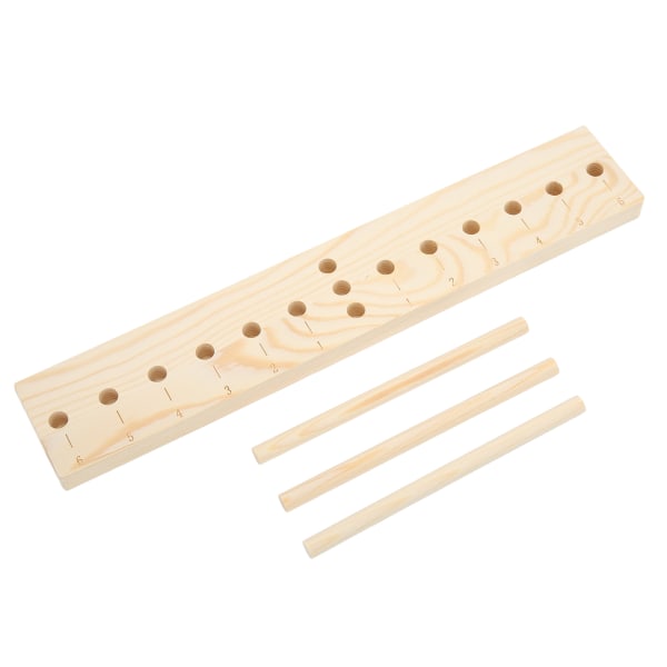 Bue Maker Multi Size Justerbar Skala Design Trebue Making Kit med trebrettpinner for å lage DIY-håndverk