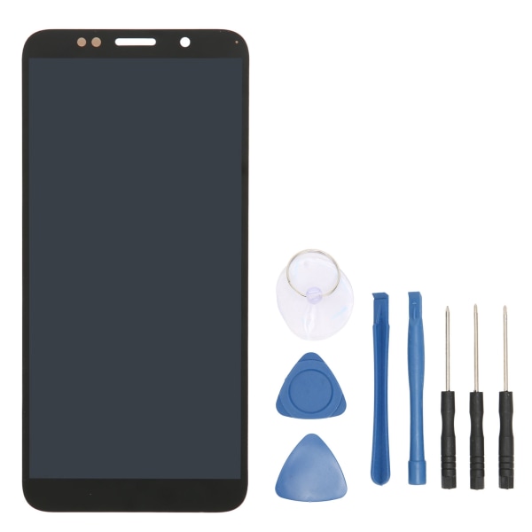 LCD Display Screen Digitizer Montering Telefonskjermbytte med demonteringsverktøy for Huawei Y5 2018