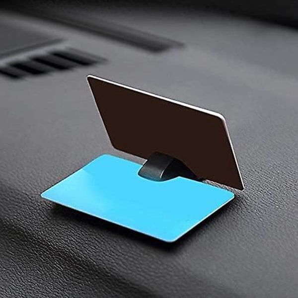 6 st Multifunktionell Kort Biljetthållare Auto Bil ID Klämma Instrumentbräda Dörr Självhäftande Klämmor Svart Bil Styling Bilorganisation