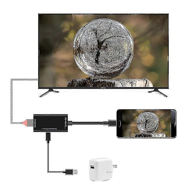 Micro USB till HDMI 1080P HD TV-kabeladaptrar för Android - Hög kvalitet och snabb överföring