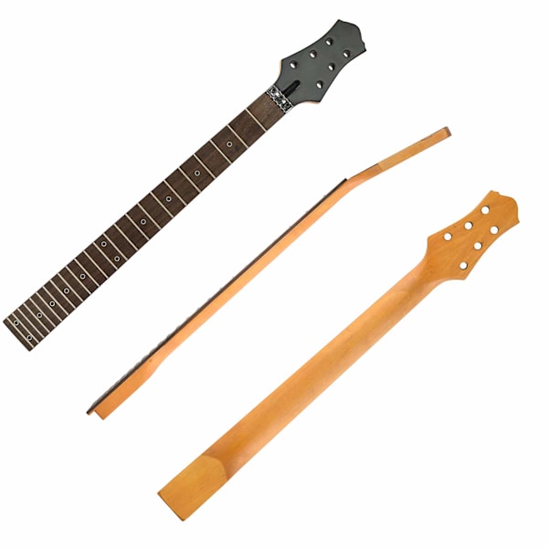 24 Band 25,6 Tums Gitarrhals Matt Lönnhals Rosenträ Greppbräda Gitarrhals LP Gitarrsersättning