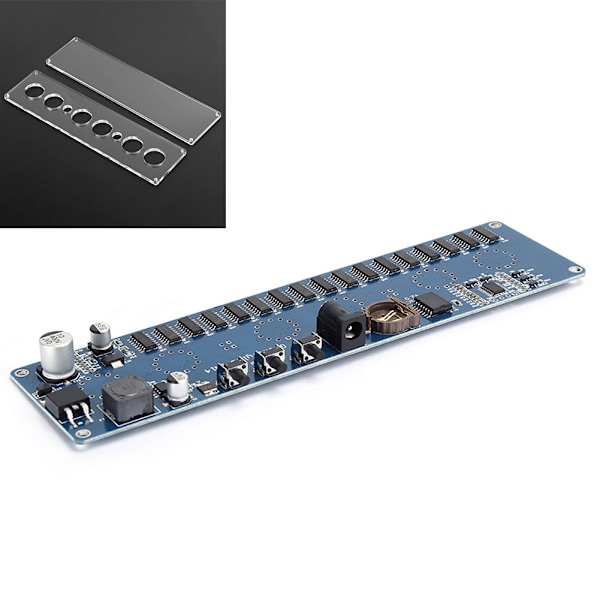 STM8S005 DC-ohjaus 12V 1A elektroninen IN14 Nixie-putki LED-piirilevy PCBA RGB-siru USBDC-liitin