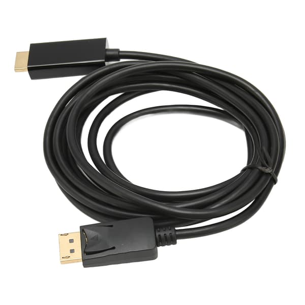 DisplayPort till HD Multimedia Interface-kabel 4K Fördröjningsfri Envägs videoadapterkabel för PC Laptop TV 9,8 fot