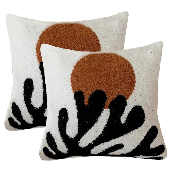2 STK Ultramyk Retro Korall Putetrekk Mikrofiber Putetrekk