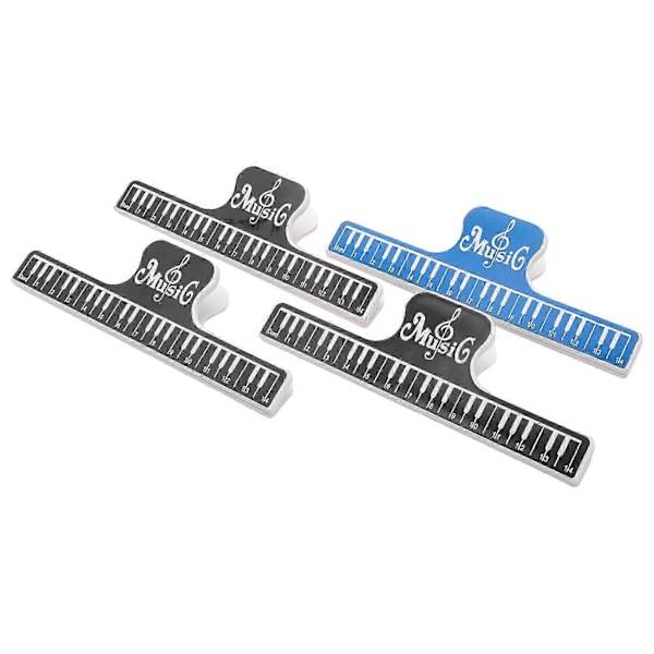 Musikstativ Kompatibelt med Adskillige kompatible med Modeller af Musikkeyboard, Keyboardstativ Noder med 4 Musikclips