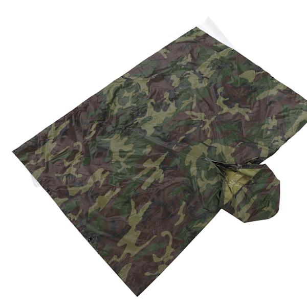 UUSI Vedenpitävä armeijan hupullinen Ripstop Metsästys Leirintäalue Patikointi Sotilaallinen sadeponcho