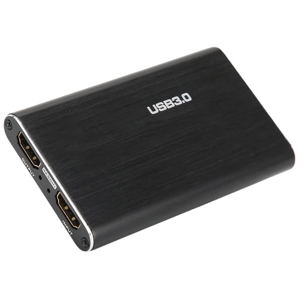 USB3.0 High-Definition Multimedia Interface Video Capture Card 4K60Hz för videospel Svart