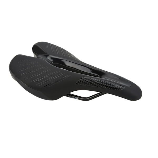 MTB Bicycle Saddle Cushion Bike Saddle Rail Hollow Breathable Soft Cushion with TaillightD911 Black