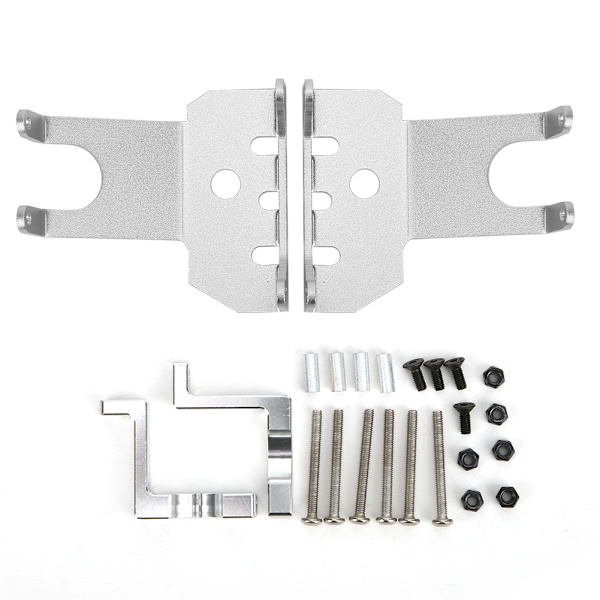 Aluminiumslegering foran bakaksel beskyttelsesbrett RC reservedeler forsyning for 1/10 aksial Wraith RR10 CrawlerSliver