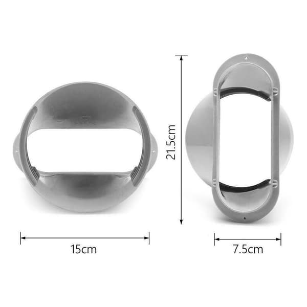 Vinduesadapter til bærbar aircondition, 15 cm – Justerbart panel op til 110 cm – Holdbart og vandtæt PVC – Hurtig installation – Yidomde