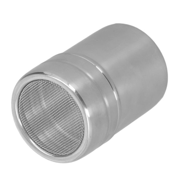 Kaffe Pulver Sie Shaker Rustfrit Stål Kakao Shaker Fugtsikker Pulver Sigte Cylinder Med Låg