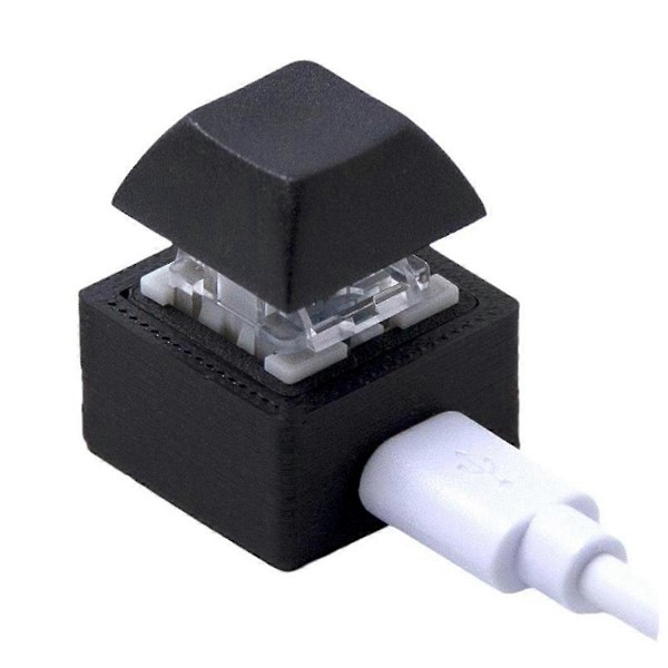 Mini Tastatur Makro Keypad RGB DIY Tilpas Genvejstastatur Gaming Mekanisk Programmerbar Tastatur Rød Switch 1 Taster