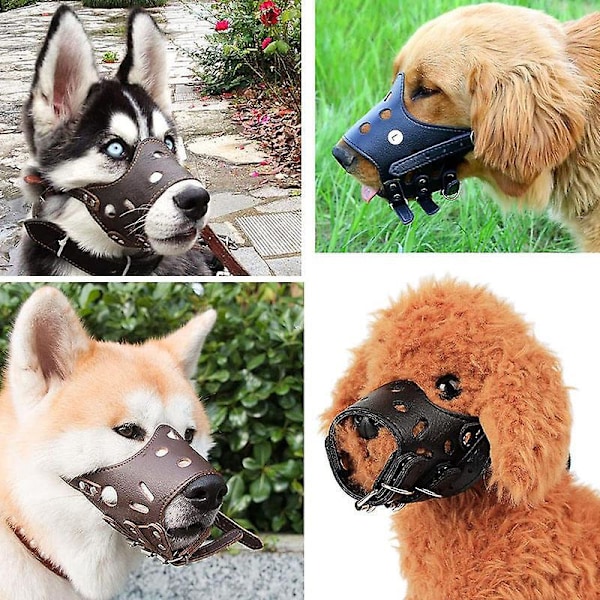 Justerbar Silikon Andenæb Hundemundkurv (L)