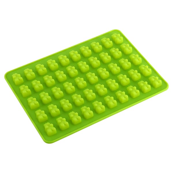 50 Gummy Maker Cavity Bear Mold Nyhet Silikon Choklad Godis Is Ny Bricka XL