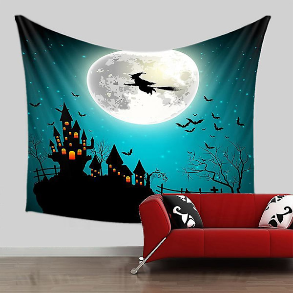 Gult Full Moon Bat Superhelt By Fotobakgrunn (230cm X 180cm)