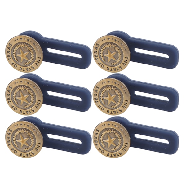 10 stk. Knapper Bronse Jean Avtakbar Justerbar Sying Gratis Spiker Gratis Universal Midjeknapp