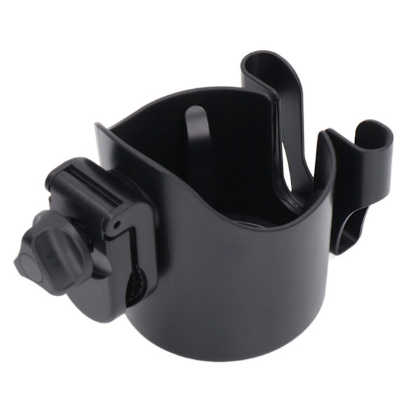 Baby Stroller Cup Holder Universal 2 i 1 Stroller Drink Holders med Mobiltelefon Stativ for Utendørs