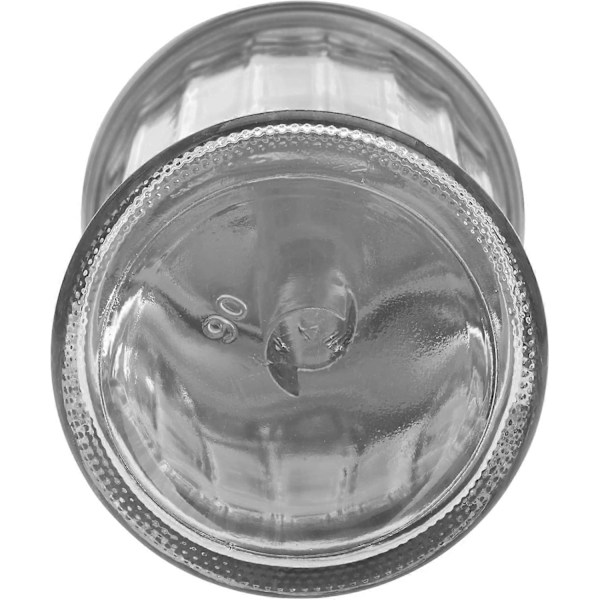 Sockerdoserare, Volym: 350 ml, Glas/Rostfritt stål, Silver/Transparent