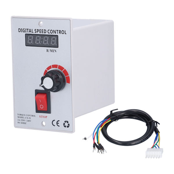 Motorhastighetskontroll UX‑52 Digital 400w 220‑230V Ingen støy Ingen vibrasjon Hastighetskontroller