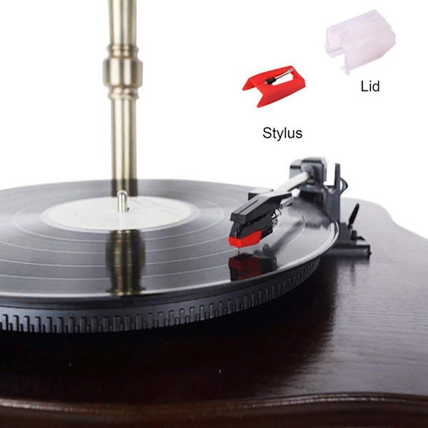 2 stk platespiller nåler platespiller erstatning stift nåler for vinyl platespiller