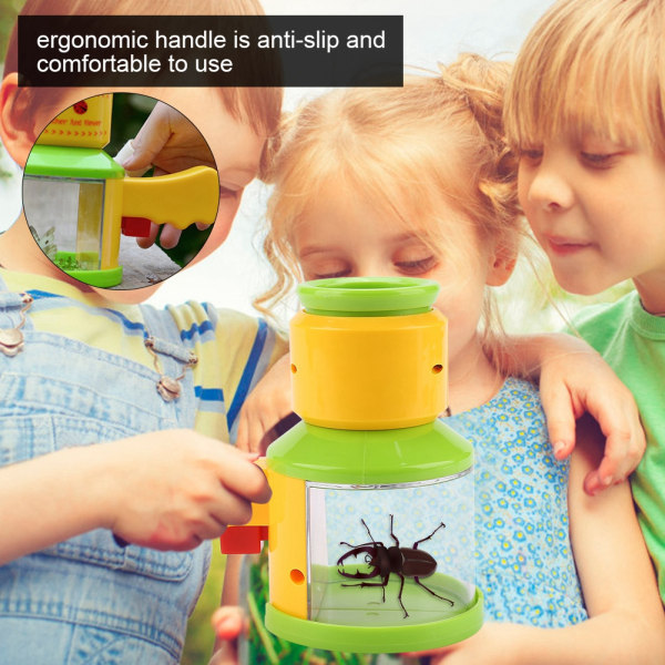 Børn førskolelegetøj Udendørs insektobservation Bug Catcher Viewer Forstørrelsesglas Børn