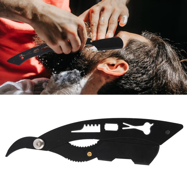 Manuel barbermaskine Rustfrit stål foldeskægbarbermaskine Mænd Hårklipperbarberkniv