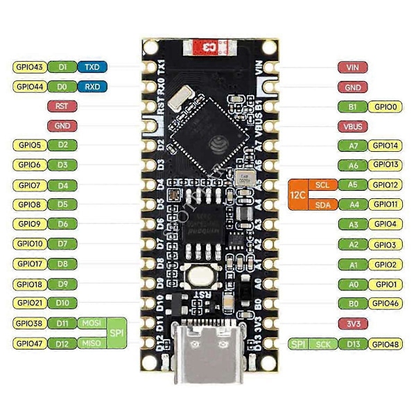 ESP32 S3 Nano -kehityskortti ESP32-S3R8 -siru