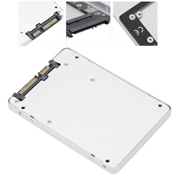 Mobil harddiskboks PH30 MSATA til SATA 2.5in SSD Notebook ExpansionAluminiumlegering Adapter