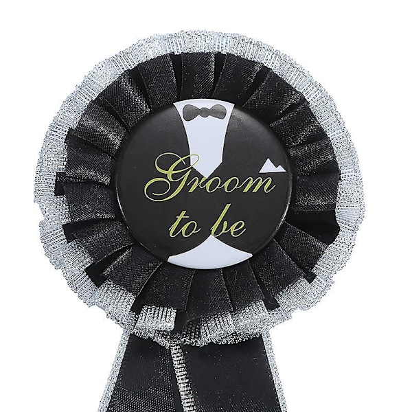 Blondeemblem brudgom brud og brudgom emblem 15*8CM 2 stk