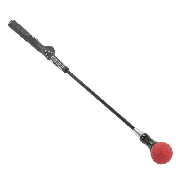 Golf Swing Træningsstang Stribe Justerbar Antiskid Gummi Greb Øvelse Pind til Opvarmning Rød
