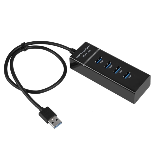 4-portars USB3.0 HUB Laddningsdockningsstation 5 Gbps Charging Hub Adapter för telefon/surfplatta/PC/Windows