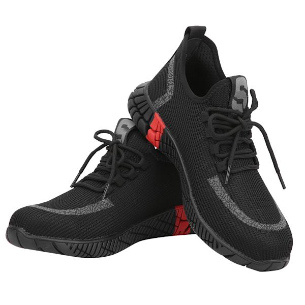 Skyddsskor Byggnadsarbete Cap Sneakerboots Man Arbetar Klädd42