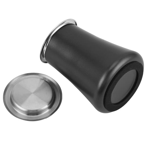 Kaffepulversikt 304 Rustfritt Stål Pulversifter Beholder Hjemmefilter Kopp Svart