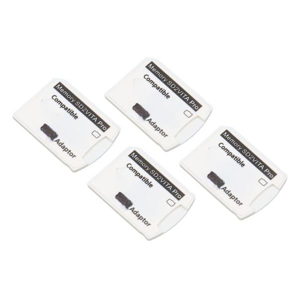 4 stk for PSV minnekortadapter Mikrolagringskortadapter for PS Vita 1000 2000 for PS TV