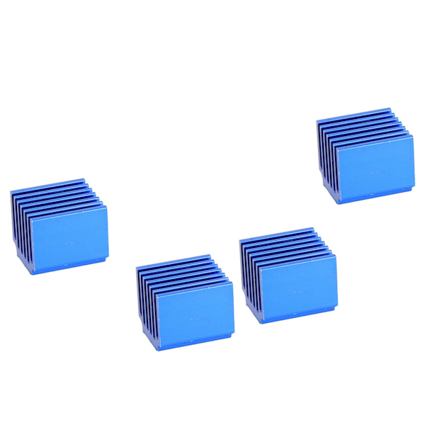 4 st Heatsink Mini Cooler med termiskt ledande tejp för TMC 2100/2208 LV8729 Steppermotordrivrutin