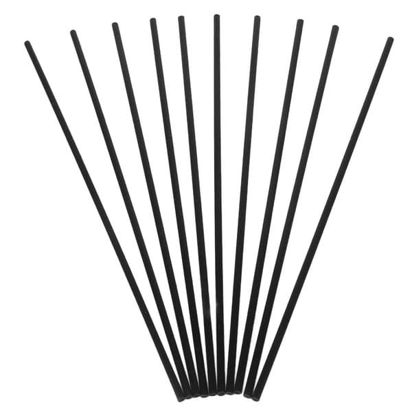 10 stk. tre-diffuserklistremerke 9,8 tommer aroma-diffusererstatningspinne for yoga-meditasjon svart