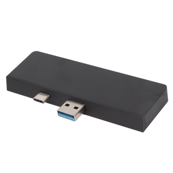 USB C Hub 4K HD multimediegrænseflade dataoverførsel dobbelte USB3.0-porte 5 i 2 USB C Hub til Surface Pro 7 sort