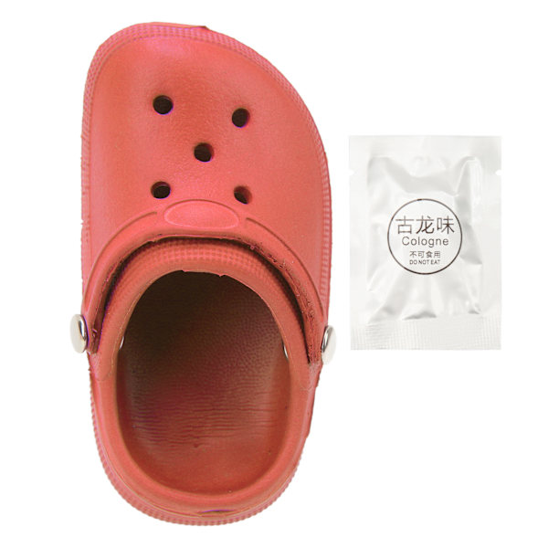 Shoe Shape Car Diffuser Söpö Miniatyyri Shoe Shape Auton tuoksu virkistävään koristeluun Oranssi