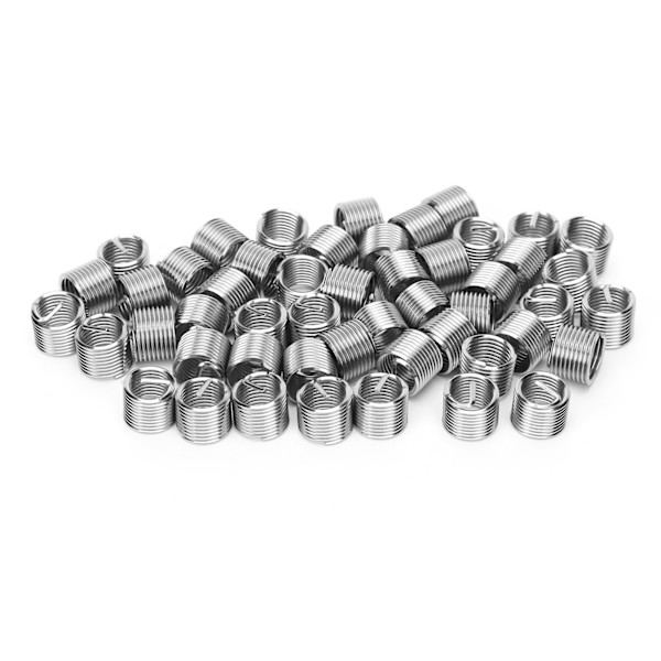 50 kpl kierreliittimet urospuoliset naaraspuoliset supistusmutterin korjaustyökalut ruostumattomasta teräksestä M8x1x1,5D