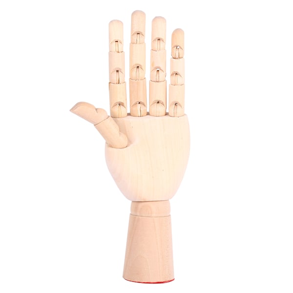 Gliederpuppe Linke Holz Hand Malhilfe Gliederhand Modellpuppe Modellhand