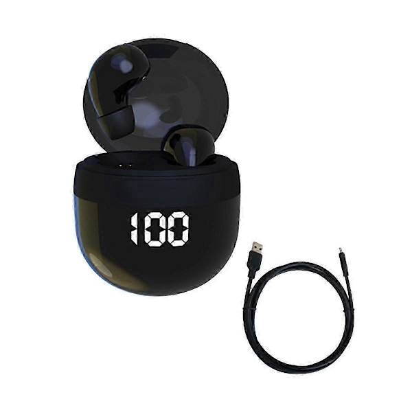 SK18 Superbass Hörlurar TWS Trådlöst Bluetooth Headset med Mikrofon Smart Touch Hörlurar Brusreducerande Öronsnäckor Osynliga