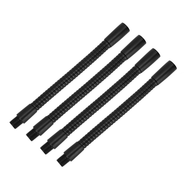 4 kpl hanhenkaula letku alumiini 10mm kaliiperi joustava pöytävalaisin letku valaistusliittimet 15cm