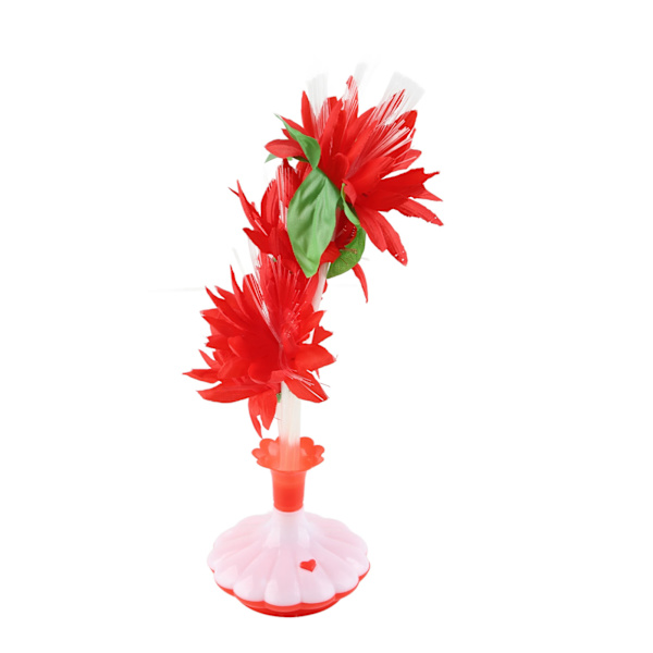 Gaver Fiberoptiske blomster Blinkende Fargerike Automatisk Fargeskiftende Optisk Fiber Blomsterlampe Husholdnings dekorative blomster