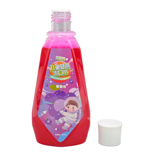 200 ml plakkia paljastava suuvesiturvallinen hedelmäinen plakki paljastava neste baby aikuisille viinirypäleen maku