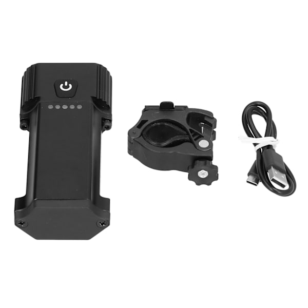 Cykellys Forlygte Sæt USB Genopladelig Vandtæt Aluminium Lampe