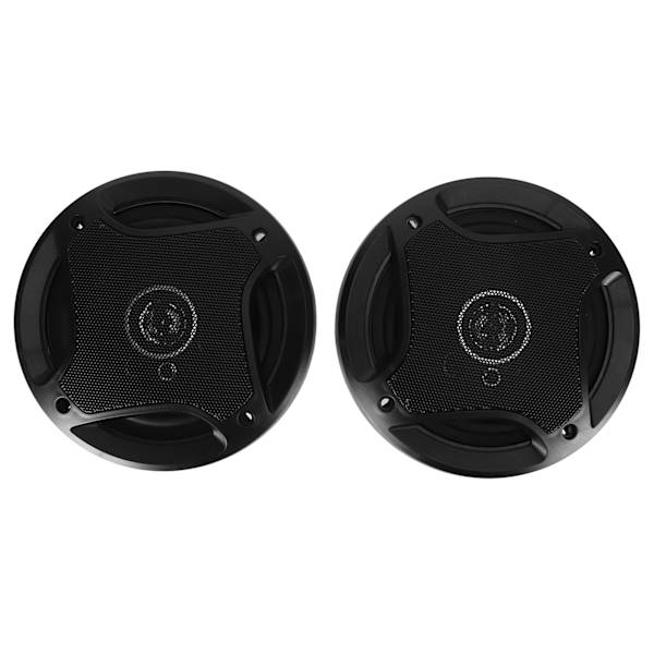 2 STK bildørhøyttalere 350W diskantbass 88dB 4 Ohm 75Hz-20KHz koaksiale bilhøyttalere for bilstereolydsystem