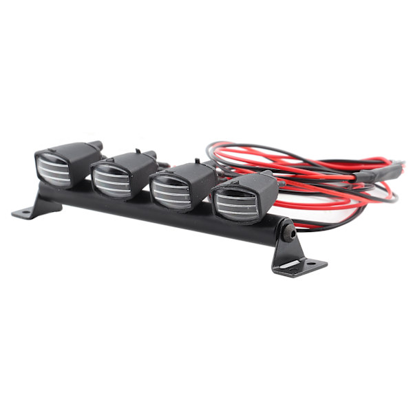4 LED-valonauha, kattovalot, lamppu, lisävarusteosa Axial scx10 Traxxas trx‑4 RC-autoon (valkoinen)
