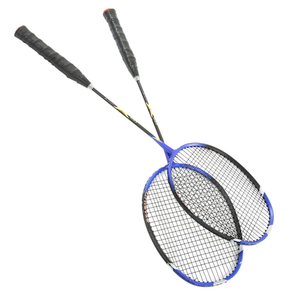 2 st badmintons racket i kolfiberlegering, ultralätt sporttillbehör för träning och tävling